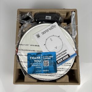 SereneLife Smart Robot Vacuum & Mop Combo 2000Pa Suction App Control White NEW